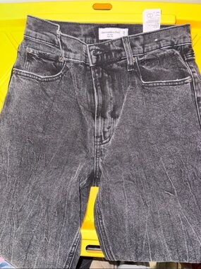 Abercrombie Black Mom Jeans